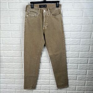 Abercrombie & Fitch Women's Tan Jeans